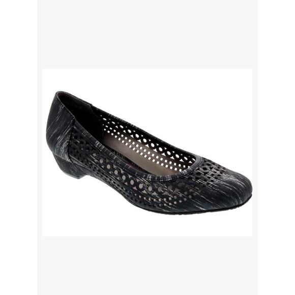 Ros Hommerson NEW Tina Black Laser Flat 7.5W - Picture 1 of 6